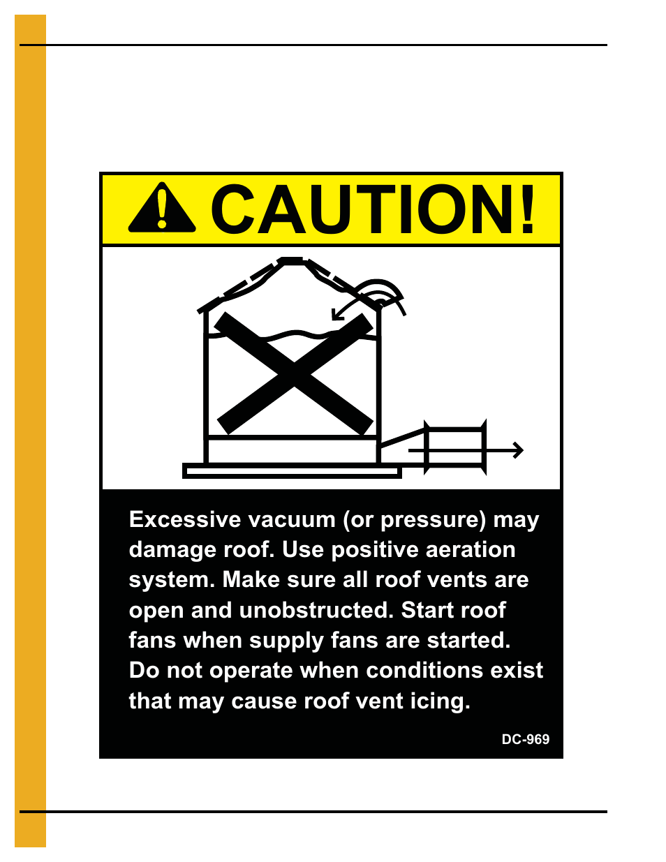 Decals, Chapter 3 decals, Caution | Grain Systems Tanks PNEG-1070 User Manual | Page 12 / 80