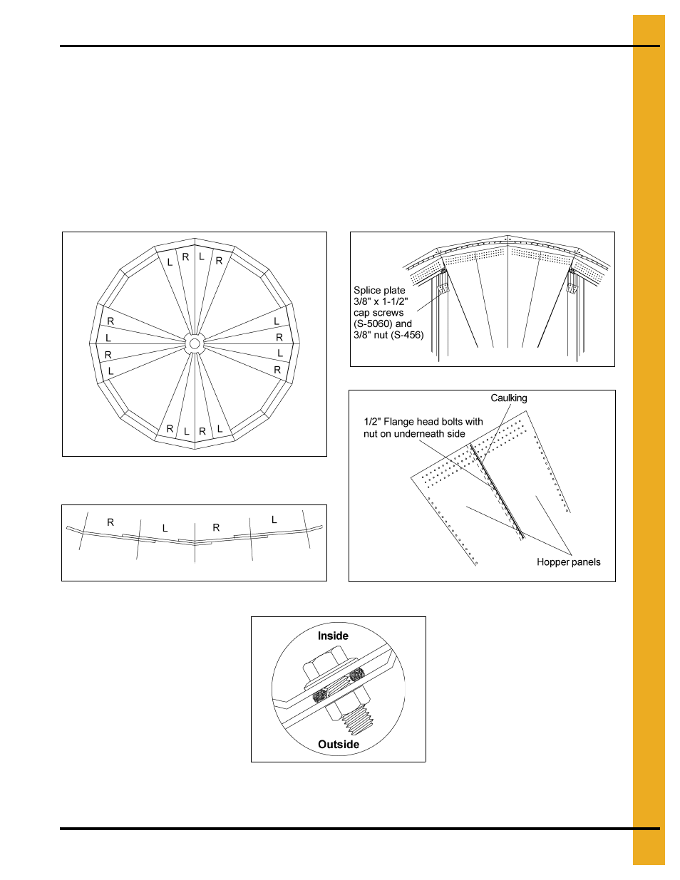 15'-24' hopper assembly | Grain Systems Tanks PNEG-1070 User Manual | Page 35 / 80