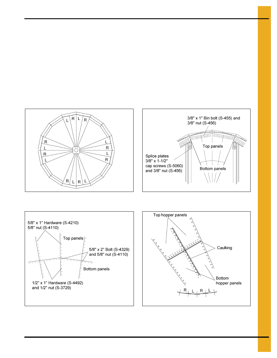 27'-30' hopper assembly | Grain Systems Tanks PNEG-1070 User Manual | Page 41 / 80