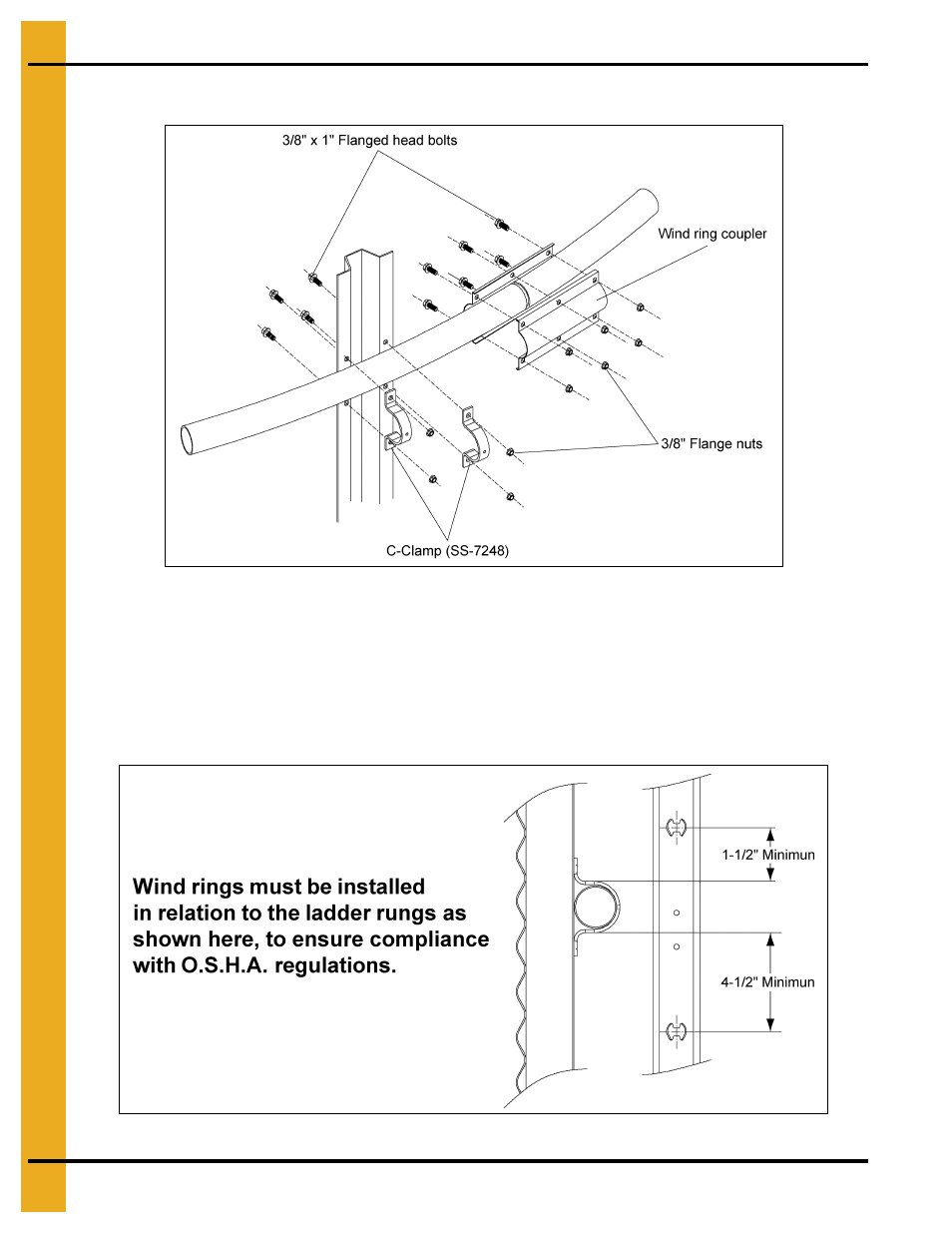 Wind ring assembly | Grain Systems Tanks PNEG-1070 User Manual | Page 66 / 80