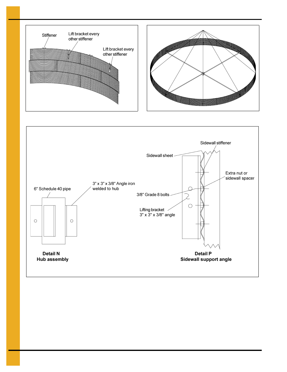 Figure 15a, Er to, Hoisting | Grain Systems Tanks PNEG-1070 User Manual | Page 76 / 80