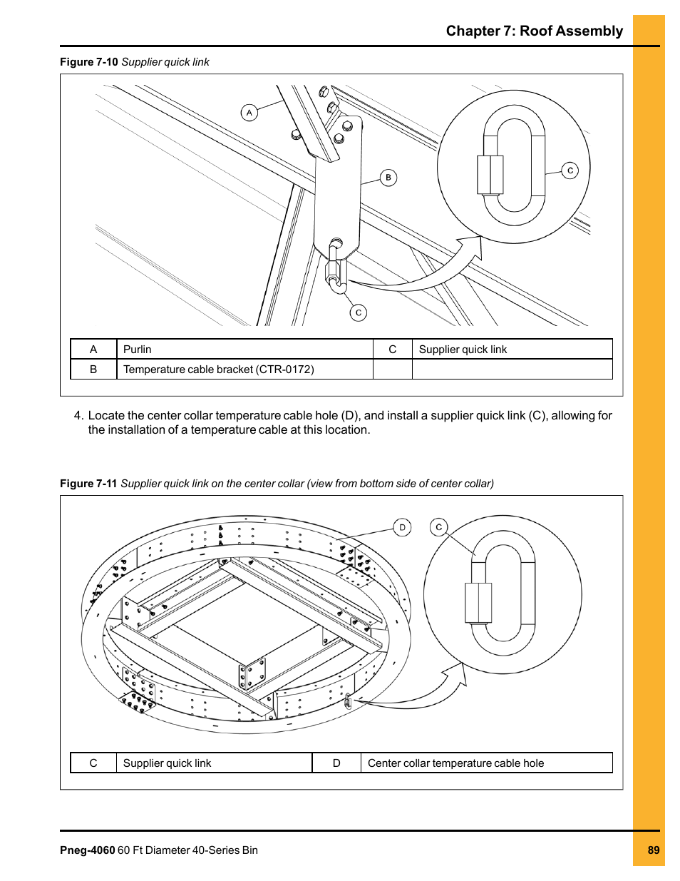 Chapter 7: roof assembly | Grain Systems Tanks PNEG-4060 User Manual | Page 89 / 166