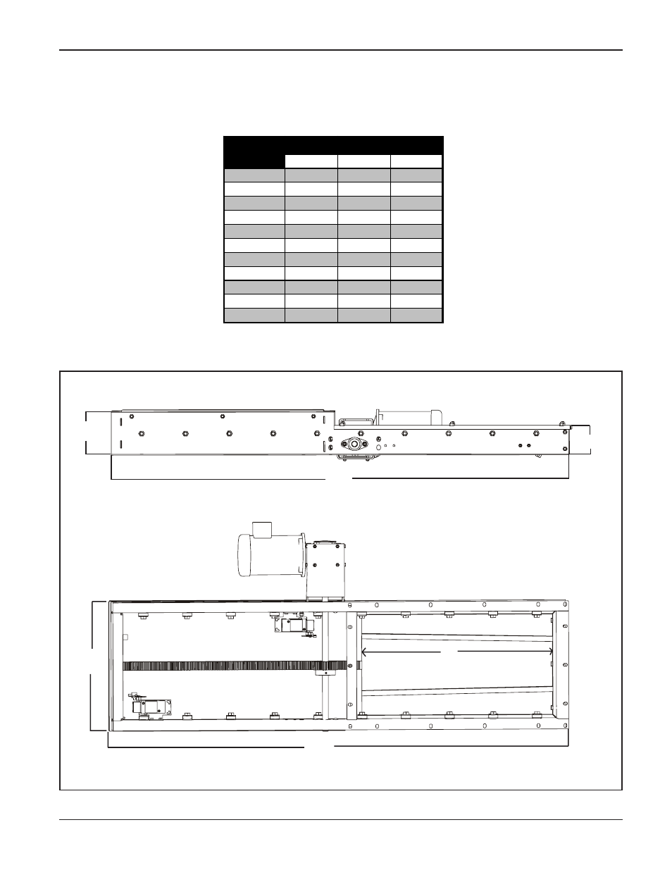 Overall gate dimensions | Grain Systems Bucket Elevtors, Conveyors, Series II Sweeps PNEG-765 User Manual | Page 3 / 10