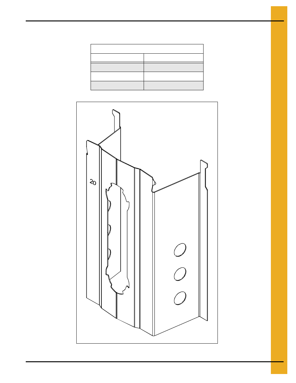 Grandstand identification, Chapter 3 grandstand identification, 20 gauge grandstand identification | Grain Systems Bin Flooring PNEG-214 User Manual | Page 11 / 38