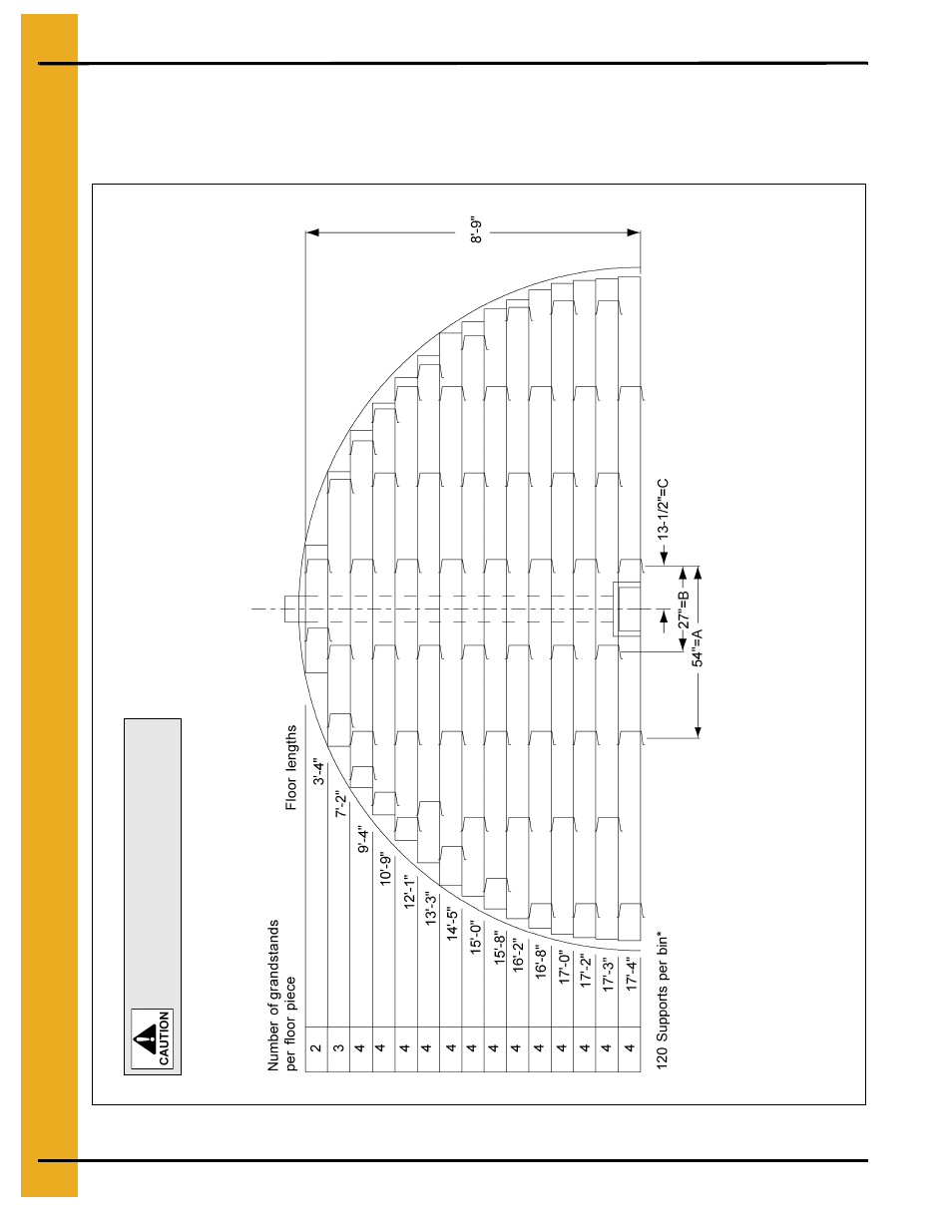 18' cut-lok/cor-lok and grandstand layouts | Grain Systems Bin Flooring PNEG-214 User Manual | Page 22 / 38