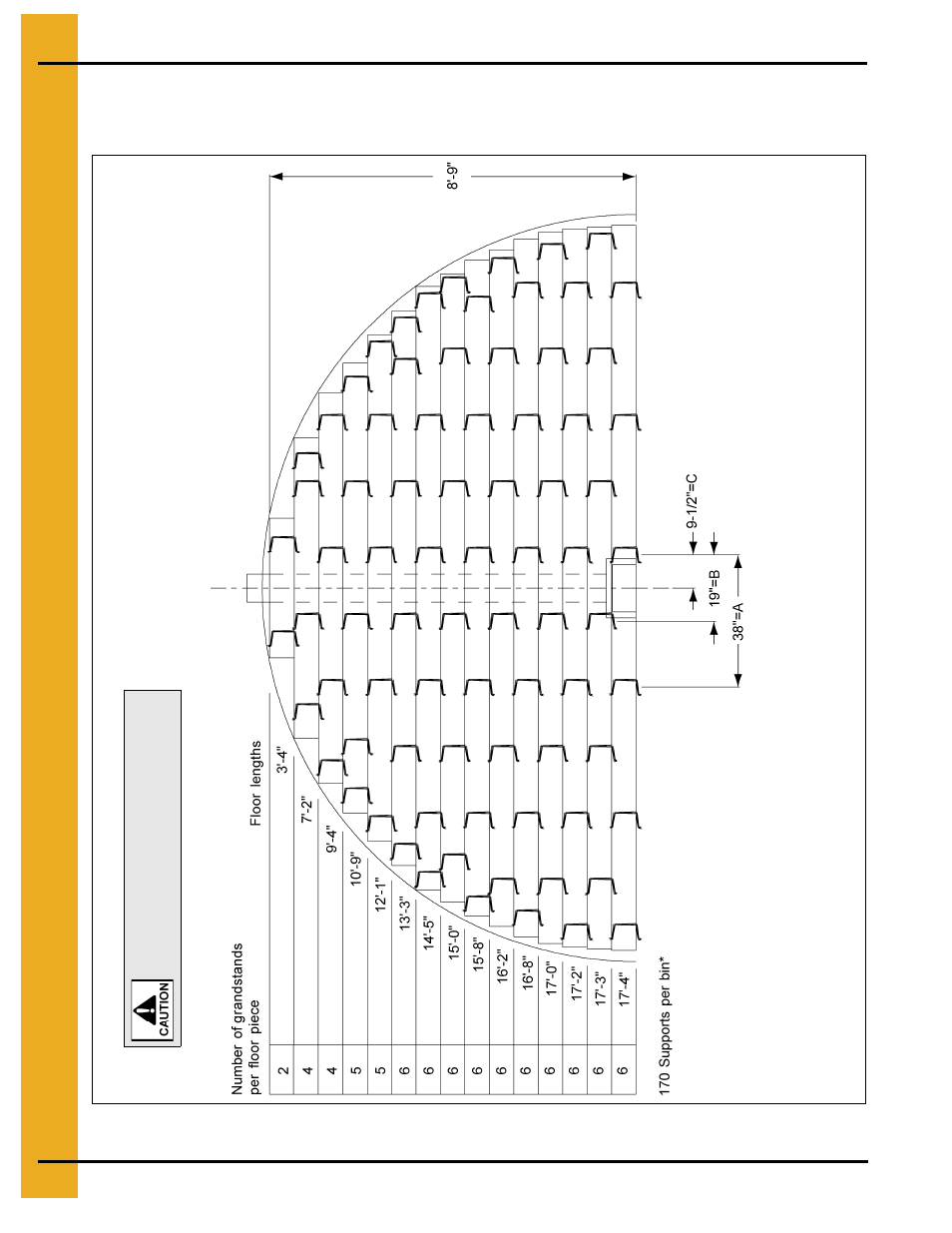 18' cut-lok/cor-lok and grandstand layouts | Grain Systems Bin Flooring PNEG-214 User Manual | Page 26 / 38