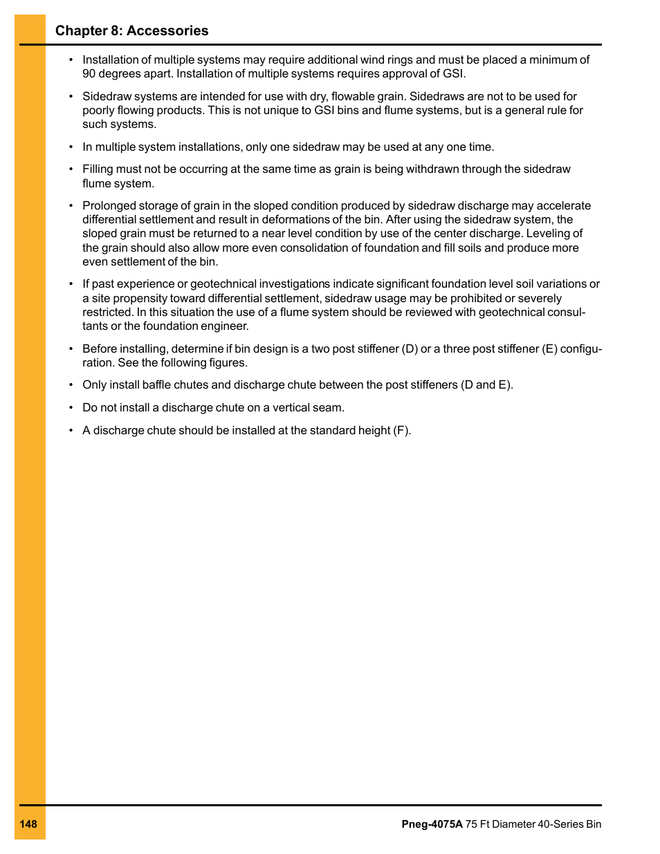 Grain Systems Tanks PNEG-4075A User Manual | Page 148 / 166