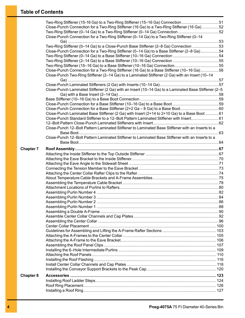 Grain Systems Tanks PNEG-4075A User Manual | Page 4 / 166