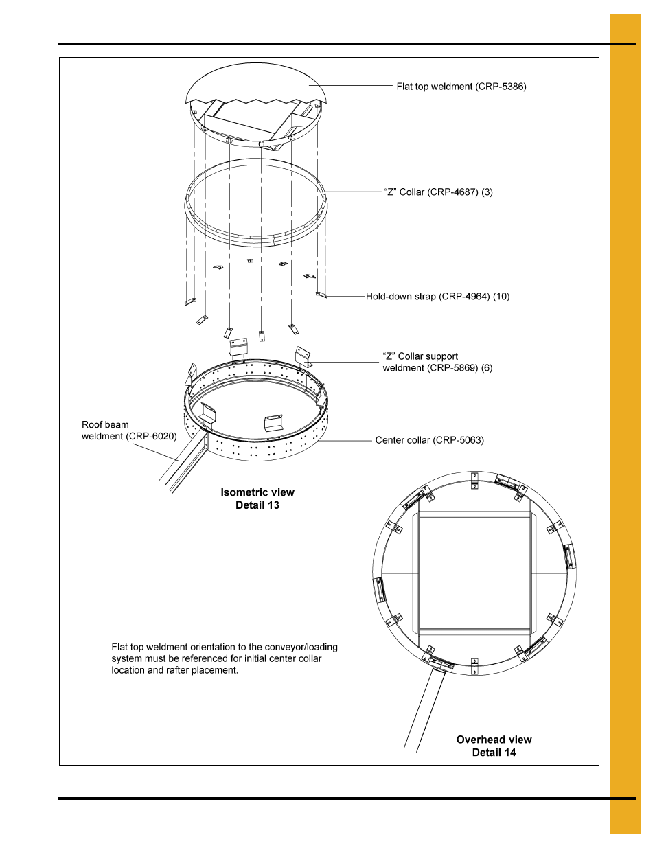 72' roof assembly instructions | Grain Systems Special Roofs PNEG-RE72-H User Manual | Page 21 / 26