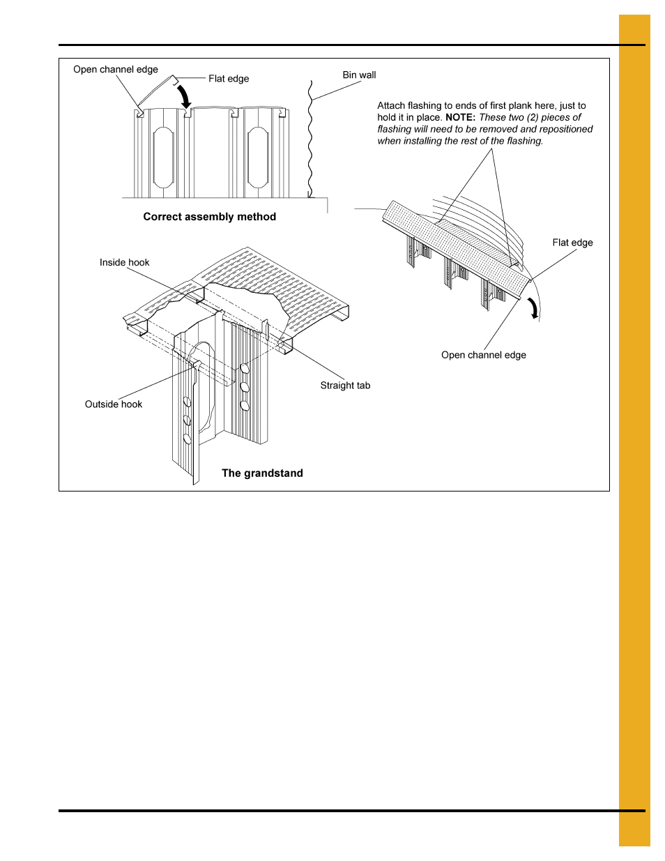 Recommended method for full floor installation | Grain Systems Bin Flooring PNEG-529 User Manual | Page 9 / 34