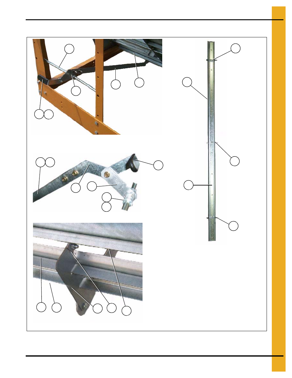 Clean out doors - 4" metering roll, Main structure assembly | Grain Systems PNEG-1934 User Manual | Page 17 / 146