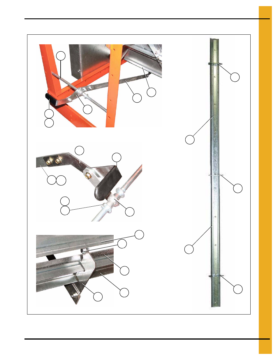 Clean out doors - 7" metering roll, Main structure assembly | Grain Systems PNEG-1934 User Manual | Page 21 / 146