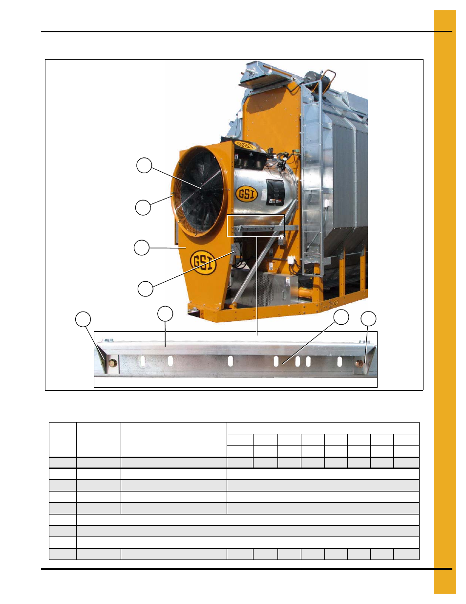 Fan access step, Main structure assembly | Grain Systems PNEG-1934 User Manual | Page 39 / 146