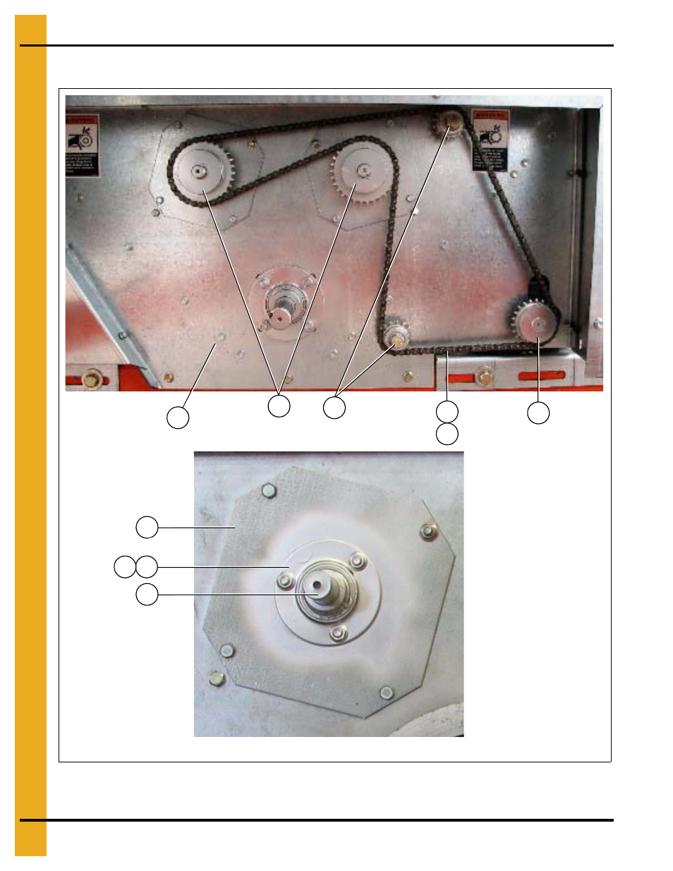 7" metering roll drive, Auger and metering roll drive trains | Grain Systems PNEG-1934 User Manual | Page 54 / 146