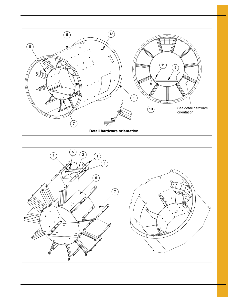 Fan/heaters, Chapter 3 fan/heaters, Fan/heater housing assembly | Grain Systems PNEG-1934 User Manual | Page 57 / 146