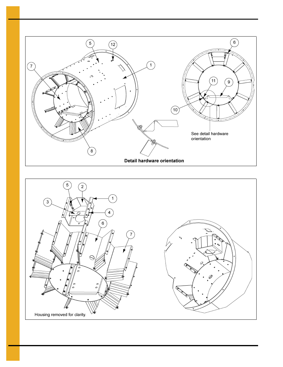 Fan/heater housing assembly (continued) | Grain Systems PNEG-1934 User Manual | Page 58 / 146