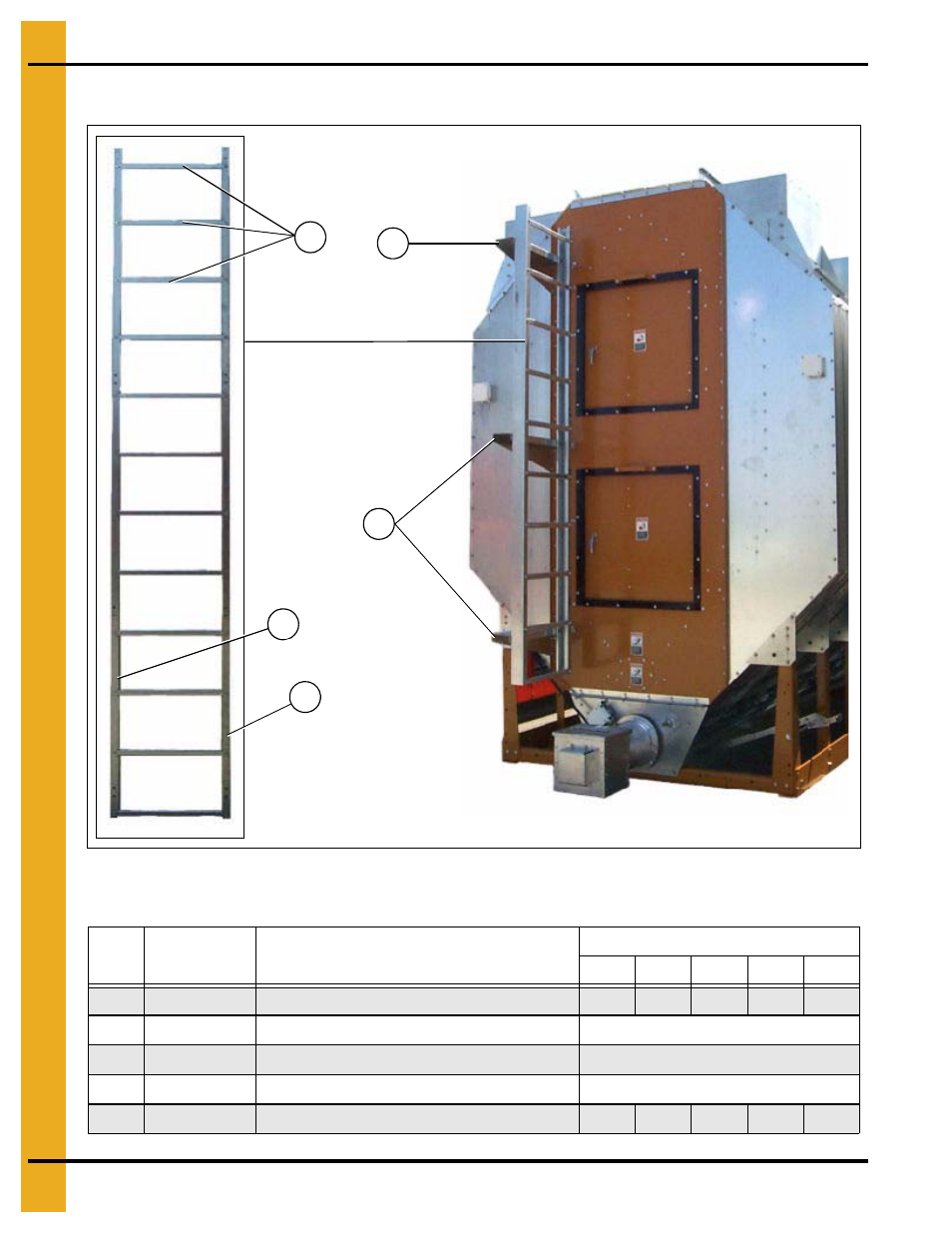 Rear ladder assembly, Bottom module | Grain Systems PNEG-1404 User Manual | Page 20 / 94
