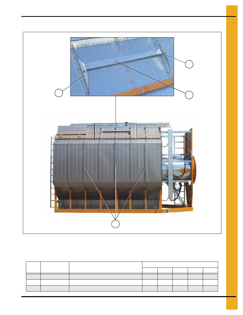 Stiffener attach angles/crane brackets, Top module | Grain Systems PNEG-1404 User Manual | Page 35 / 94