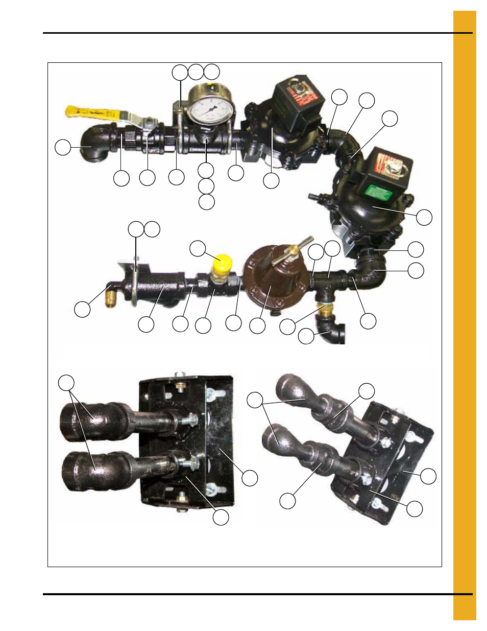 Lp pipe train assemblies (continued), Fan/heaters | Grain Systems PNEG-1404 User Manual | Page 57 / 94