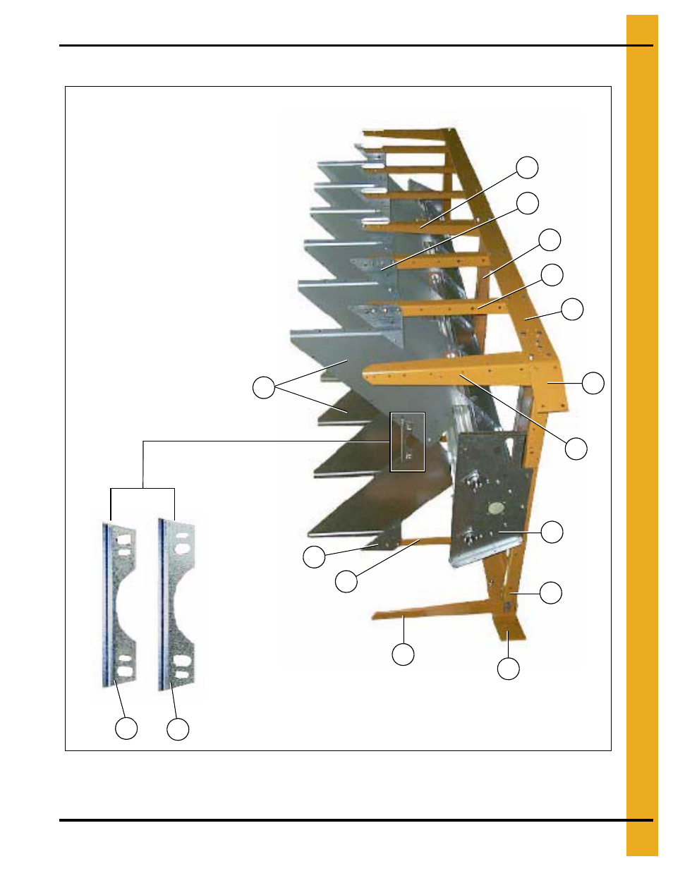 Frame/auger trough/hopper bulkheads, Bottom module | Grain Systems PNEG-1404 User Manual | Page 7 / 94