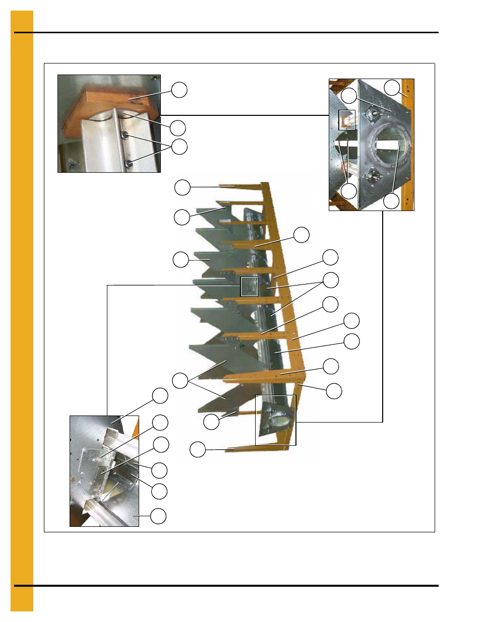 Frame/auger trough/hopper bulkheads (continued), Bottom module | Grain Systems PNEG-1404 User Manual | Page 8 / 94