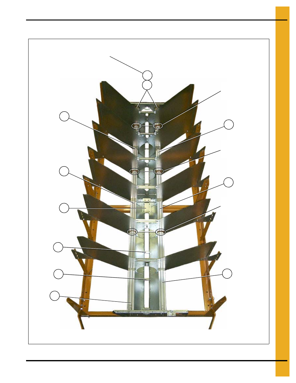 Metering rolls and their placement in the dryer, Bottom module | Grain Systems PNEG-1404 User Manual | Page 9 / 94
