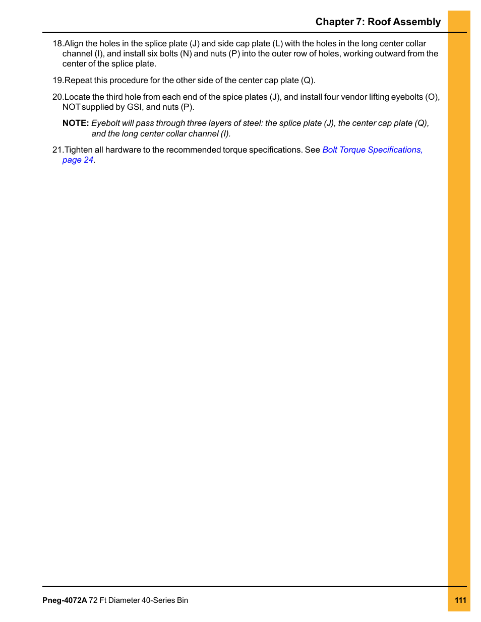 Grain Systems Tanks PNEG-4072A User Manual | Page 111 / 160