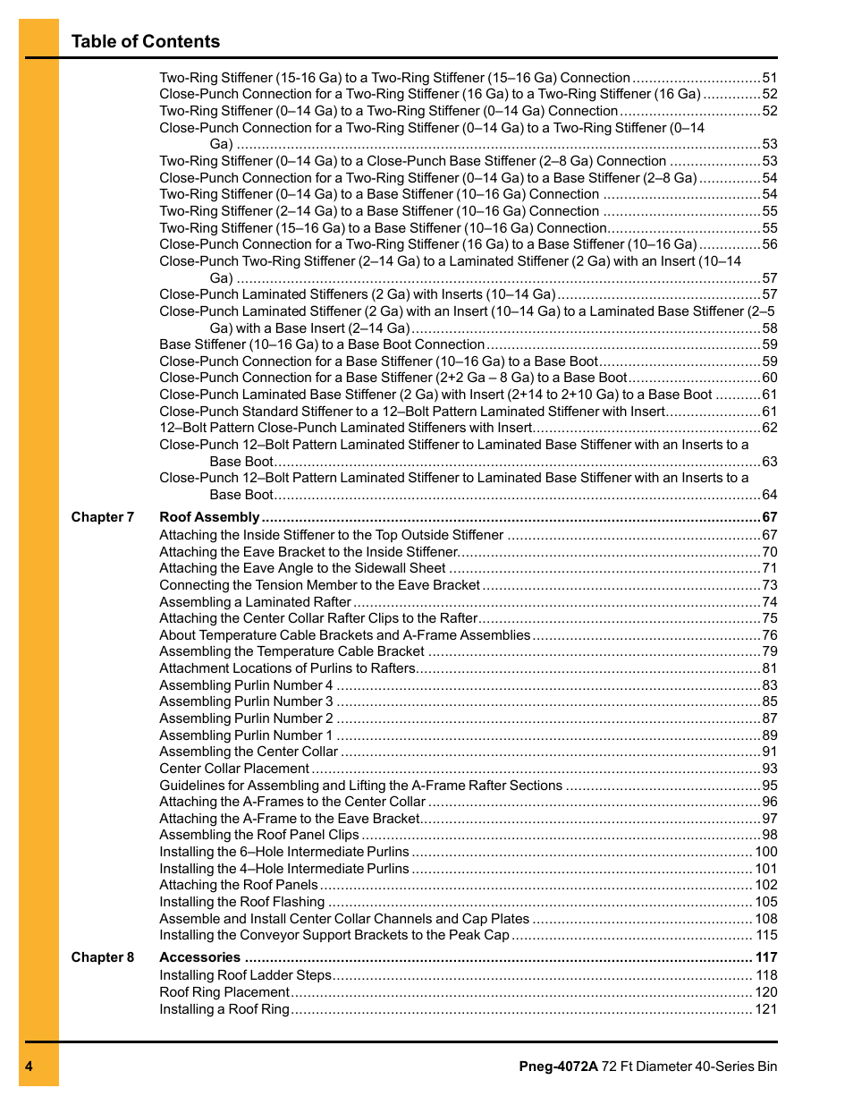 Grain Systems Tanks PNEG-4072A User Manual | Page 4 / 160