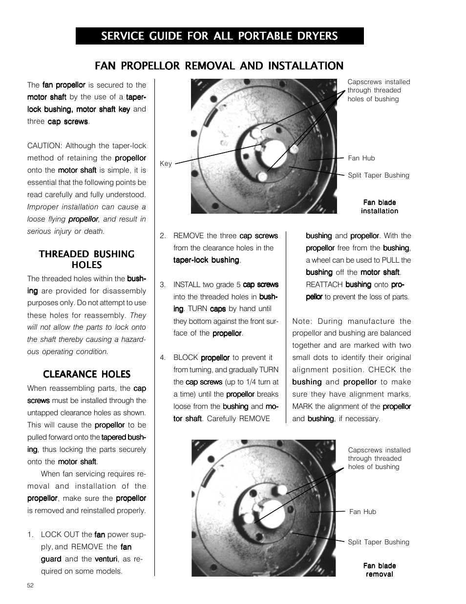 Service guide for all portable dryers | Grain Systems PNEG-573 User Manual | Page 52 / 86