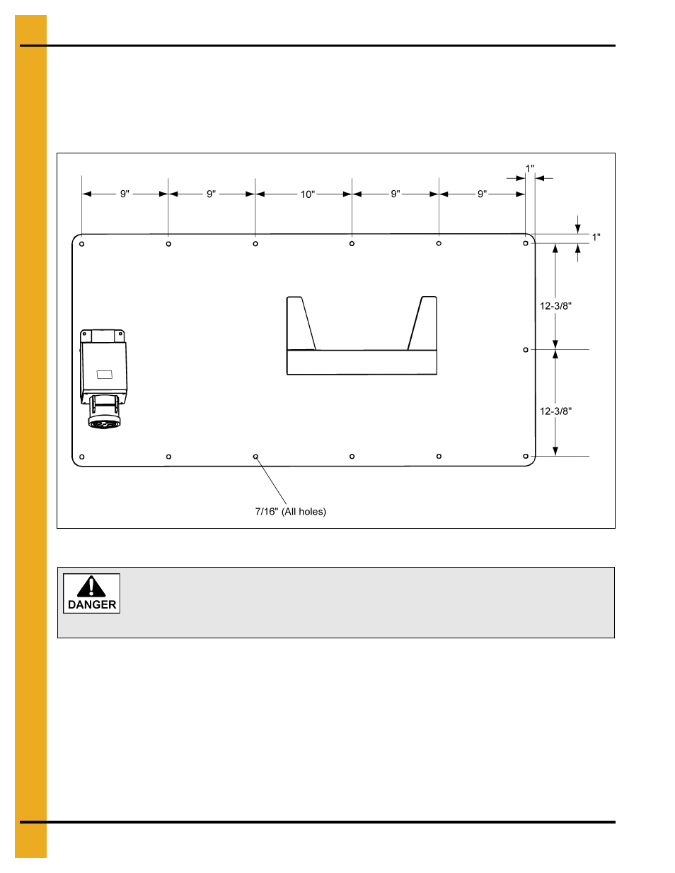 Assembly, Chapter 5 assembly, Docking station mount | Grain Systems Bucket Elevtors, Conveyors, Series II Sweeps PNEG-1366 User Manual | Page 18 / 60