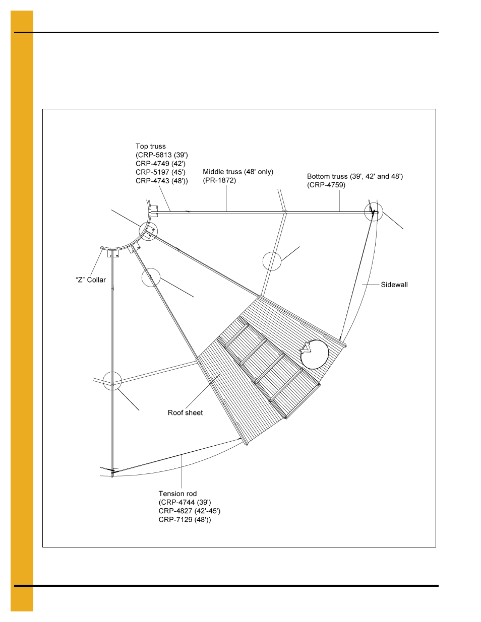 Roof assembly instructions, Chapter 10 roof assembly instructions | Grain Systems Tanks PNEG-1092 User Manual | Page 50 / 88