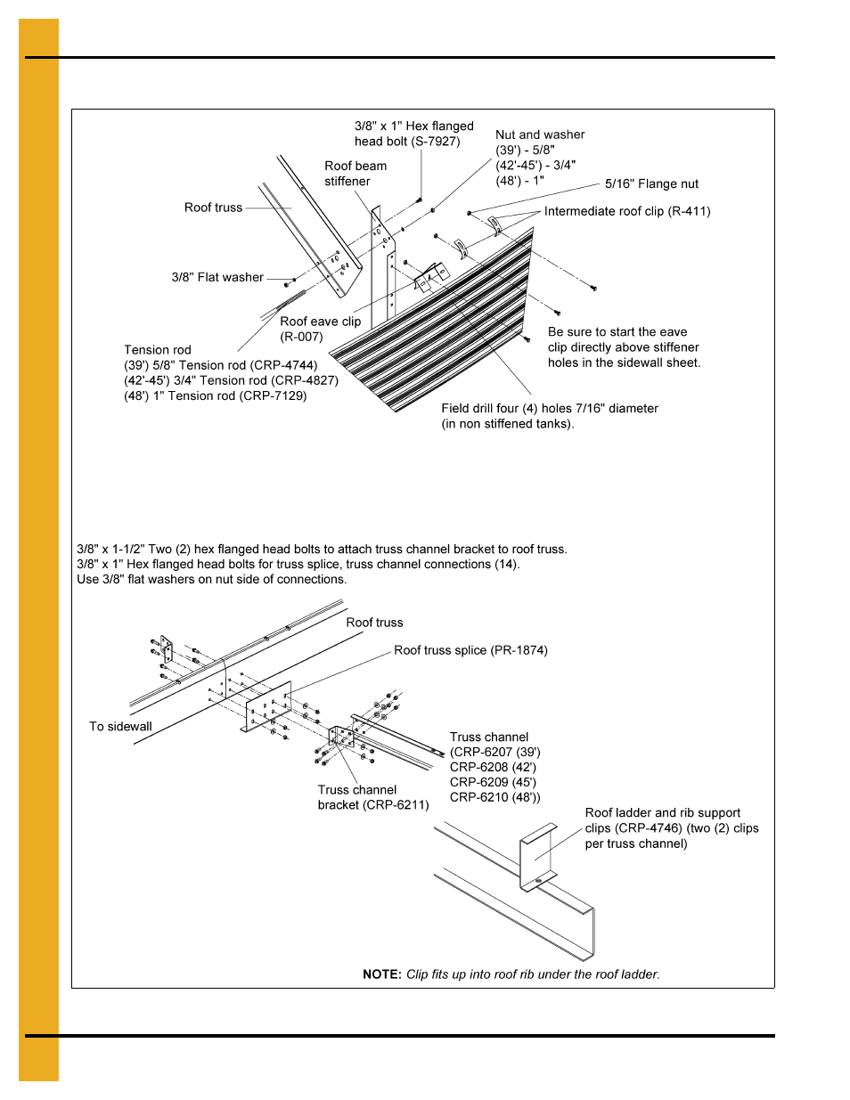 Roof assembly instructions | Grain Systems Tanks PNEG-1092 User Manual | Page 52 / 88