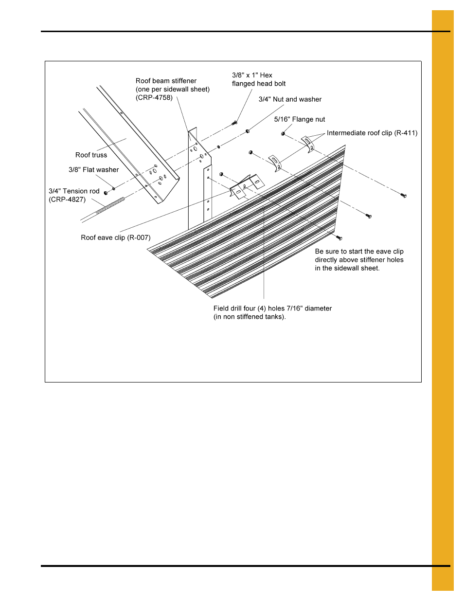 54'-60' roof truss assembly, Own on, Roof assembly instructions | Grain Systems Tanks PNEG-1092 User Manual | Page 61 / 88