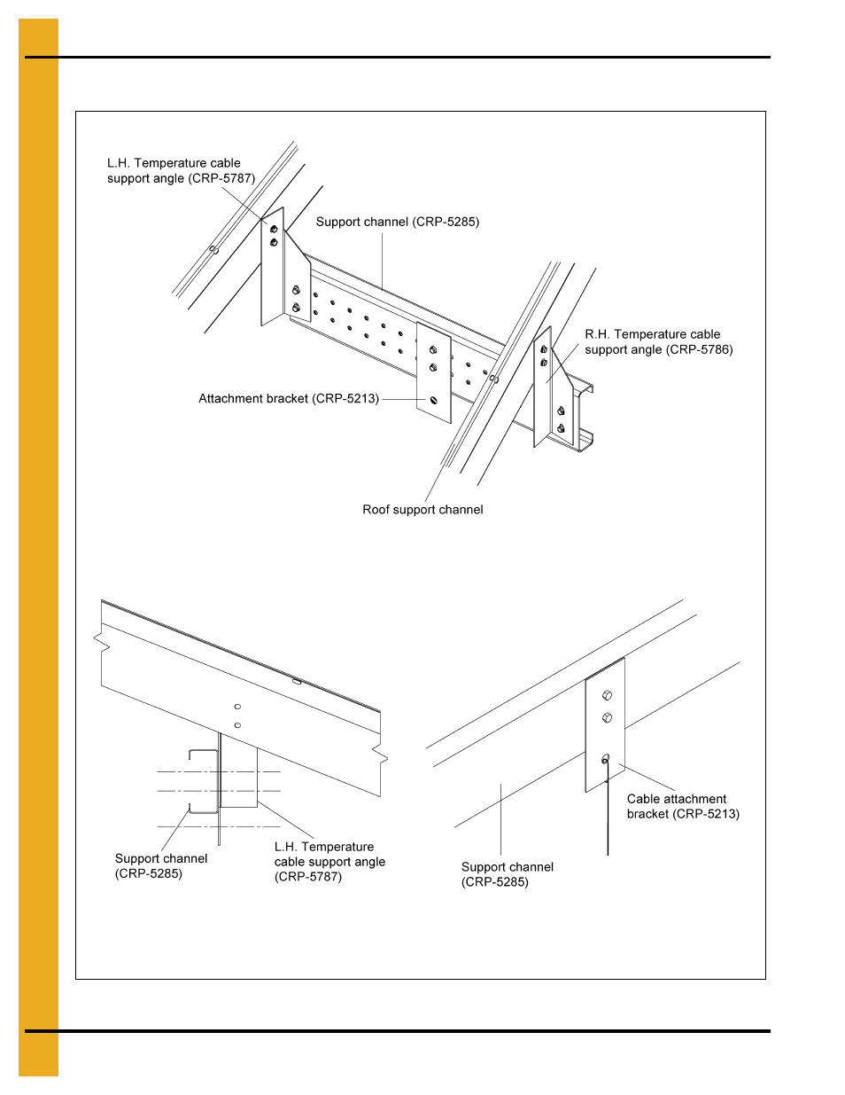 27'-42' roof truss details, Figure 11i | Grain Systems Tanks PNEG-1092 User Manual | Page 74 / 88