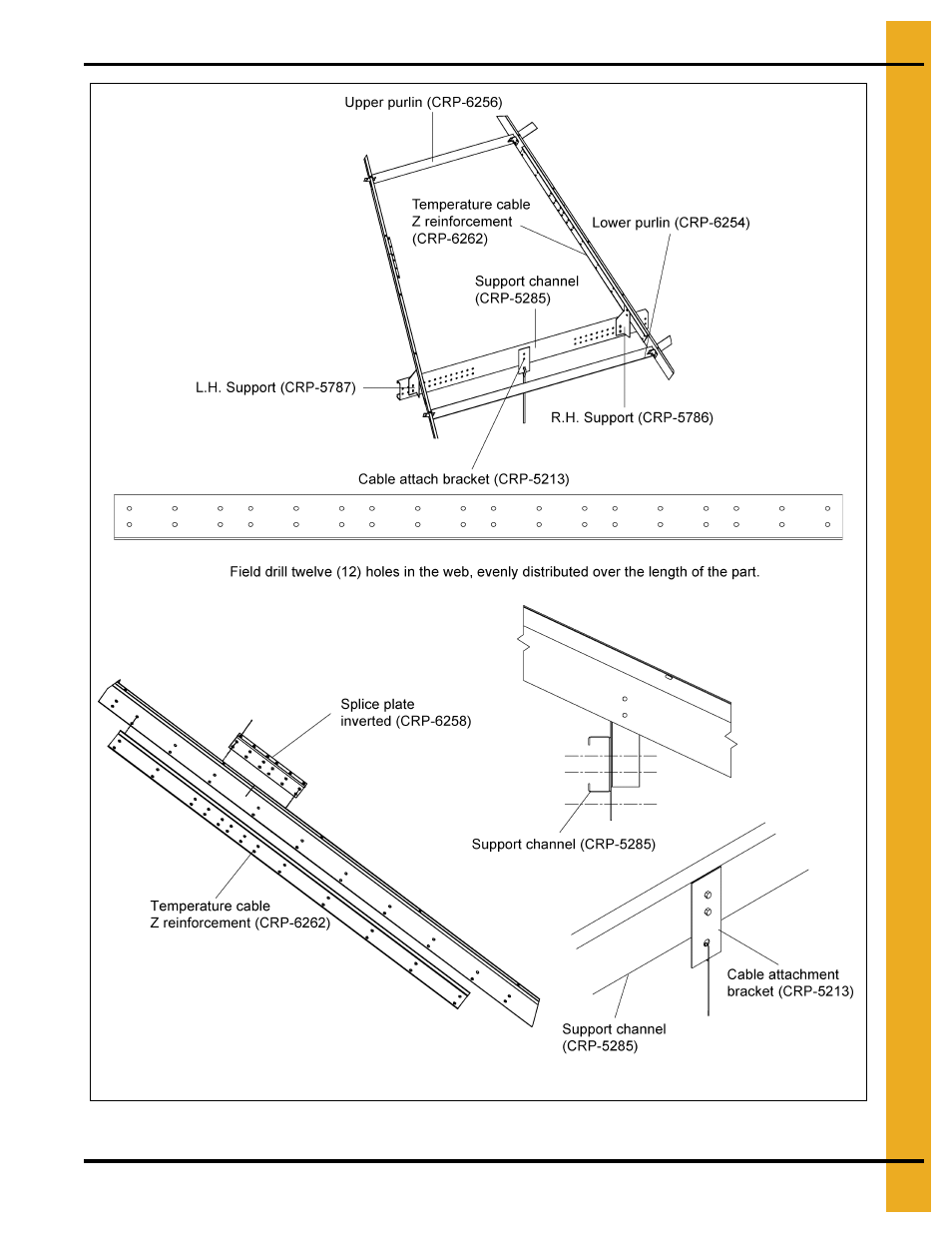 48' farm roof support system | Grain Systems Tanks PNEG-1092 User Manual | Page 77 / 88