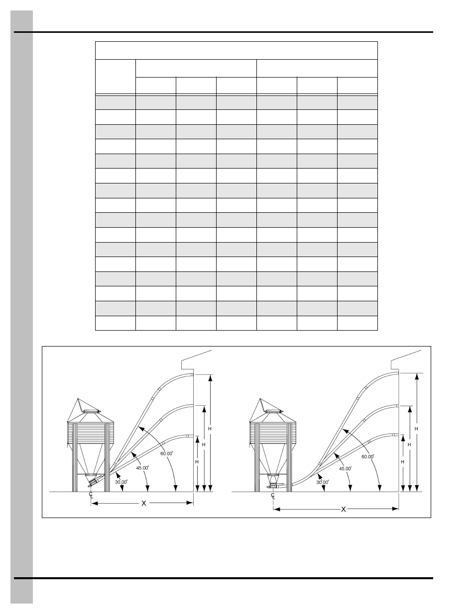 Flex-flo specifications (english/metric) | Grain Systems Bin Accessories PNEG-914 User Manual | Page 14 / 64