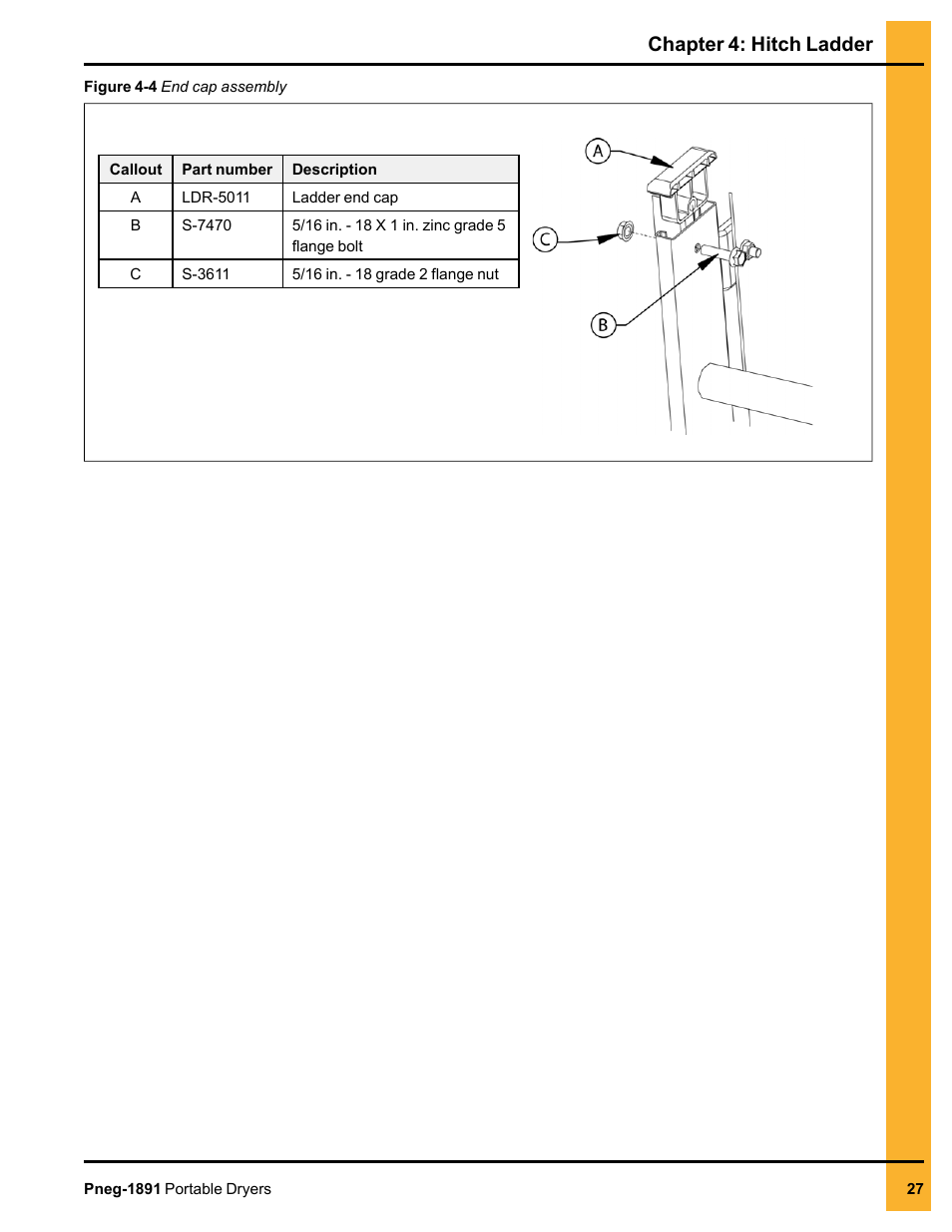 Chapter 4: hitch ladder | Grain Systems PNEG-1891 User Manual | Page 27 / 68