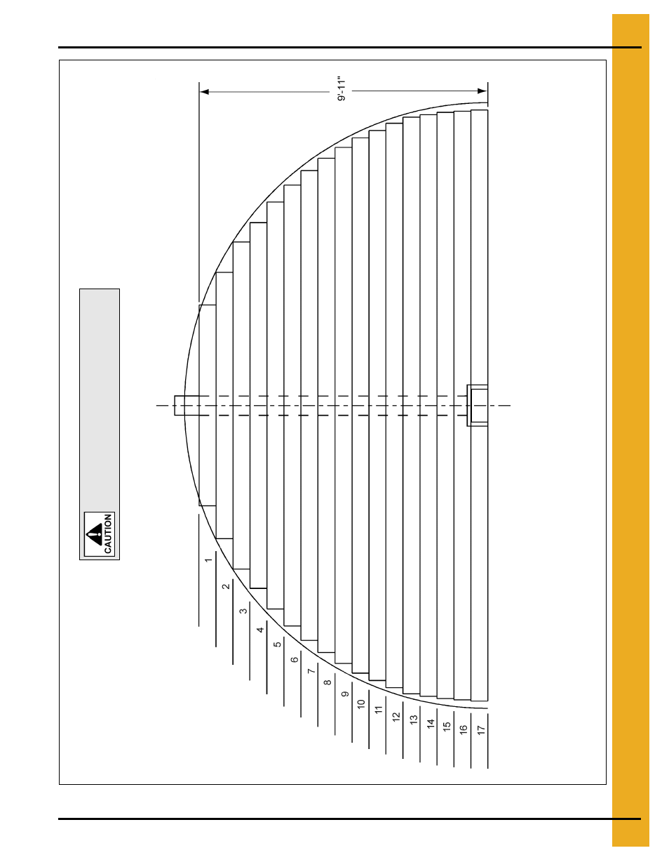 21' cut-lok/cor-lok plank order, Chapter 6 21' cut-lok/cor-lok plank order, E bin | Yout on | Grain Systems Bin Flooring PNEG-215 User Manual | Page 13 / 32