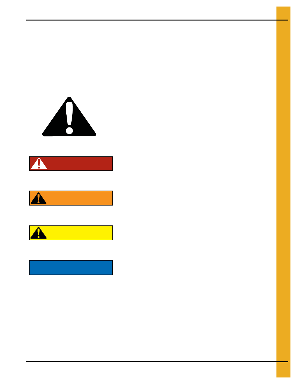 Safety, Chapter 2 safety, Safety guidelines | Danger, Warning caution notice | Grain Systems Bin Flooring PNEG-1822 User Manual | Page 5 / 36