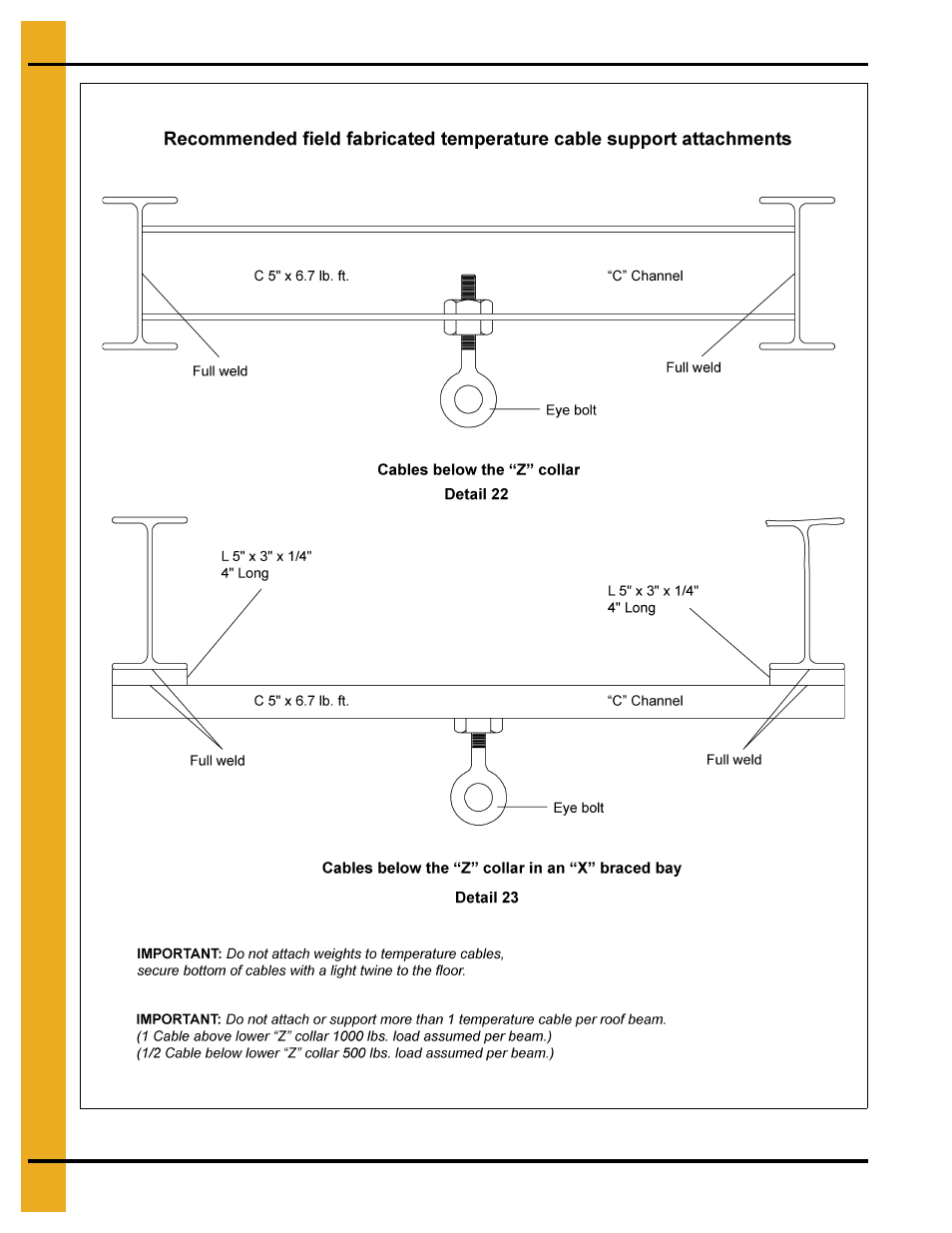 105' roof erection | Grain Systems Bin Accessories PNEG-044 User Manual | Page 26 / 28