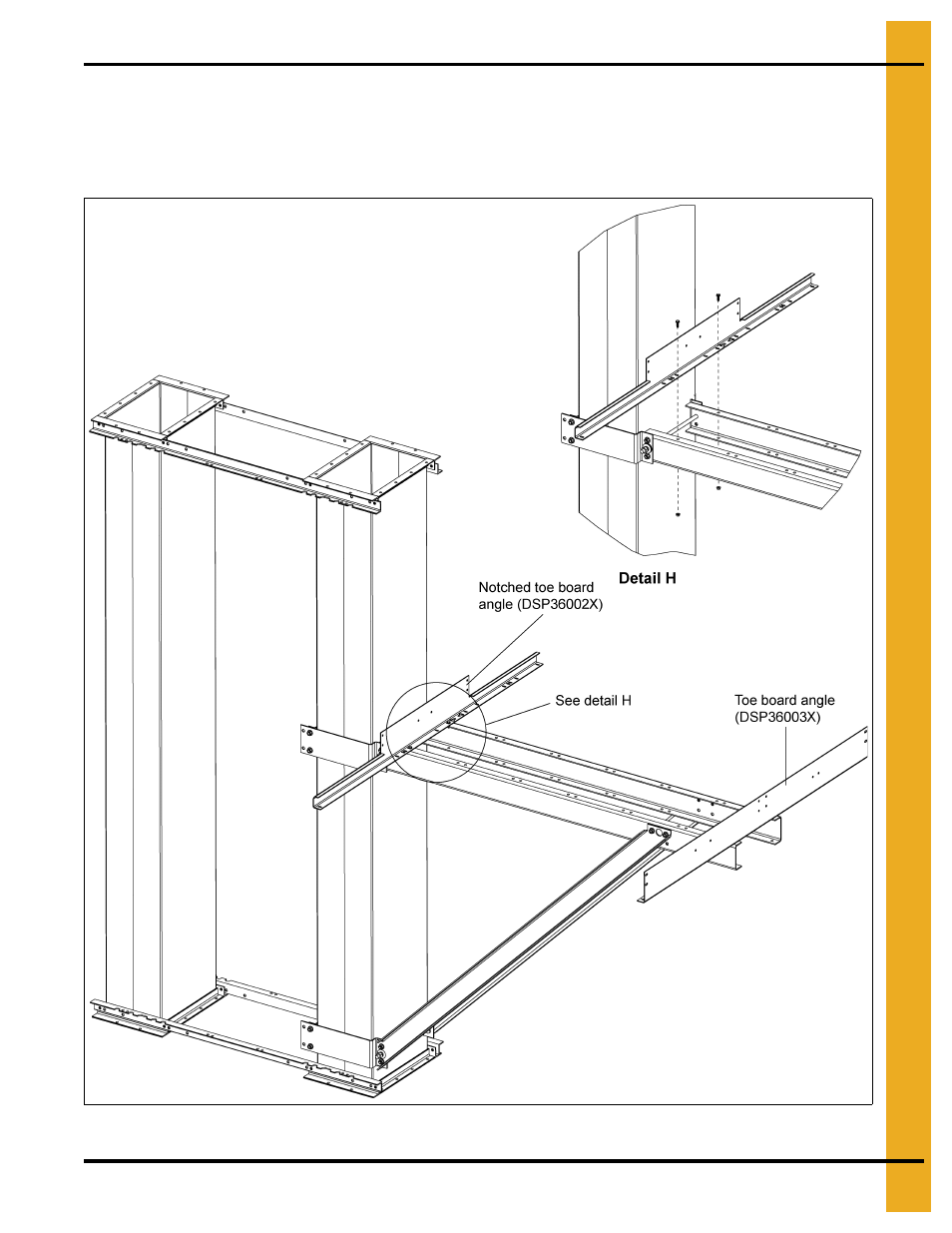 Toe boards | Grain Systems Bucket Elevtors, Conveyors, Series II Sweeps PNEG-1849 User Manual | Page 101 / 116