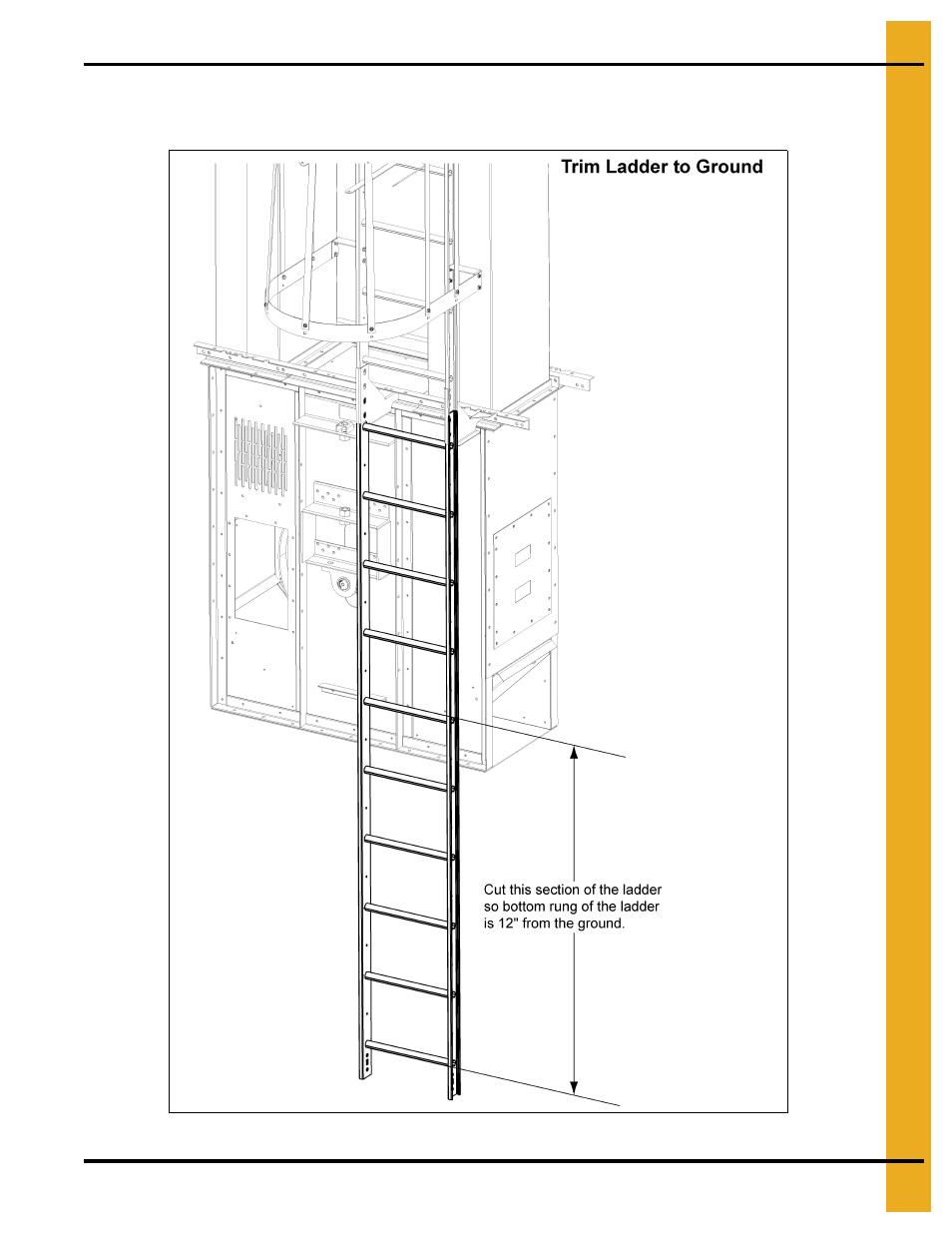 Install boot ladder section | Grain Systems Bucket Elevtors, Conveyors, Series II Sweeps PNEG-1849 User Manual | Page 23 / 116