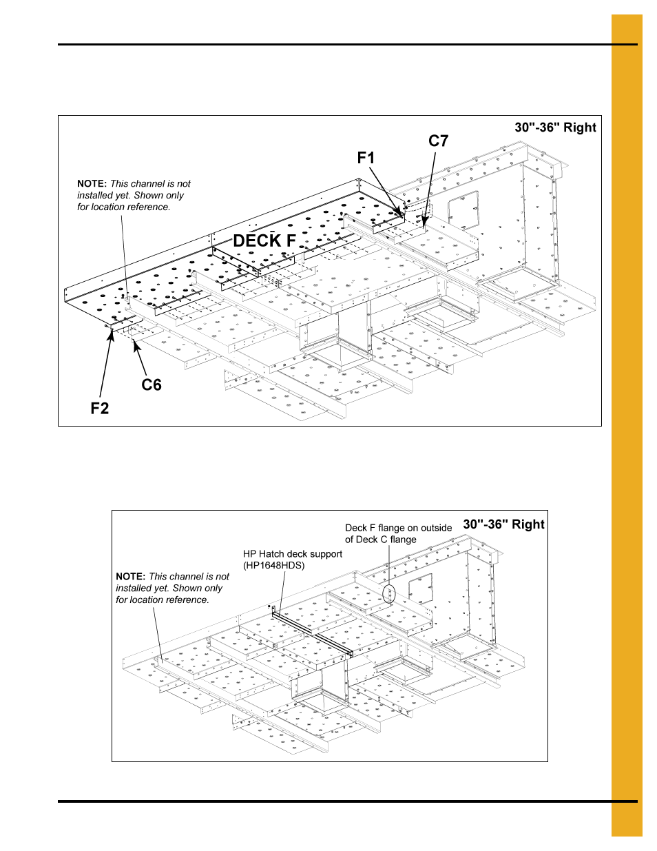 Deck c | Grain Systems Bucket Elevtors, Conveyors, Series II Sweeps PNEG-1849 User Manual | Page 57 / 116