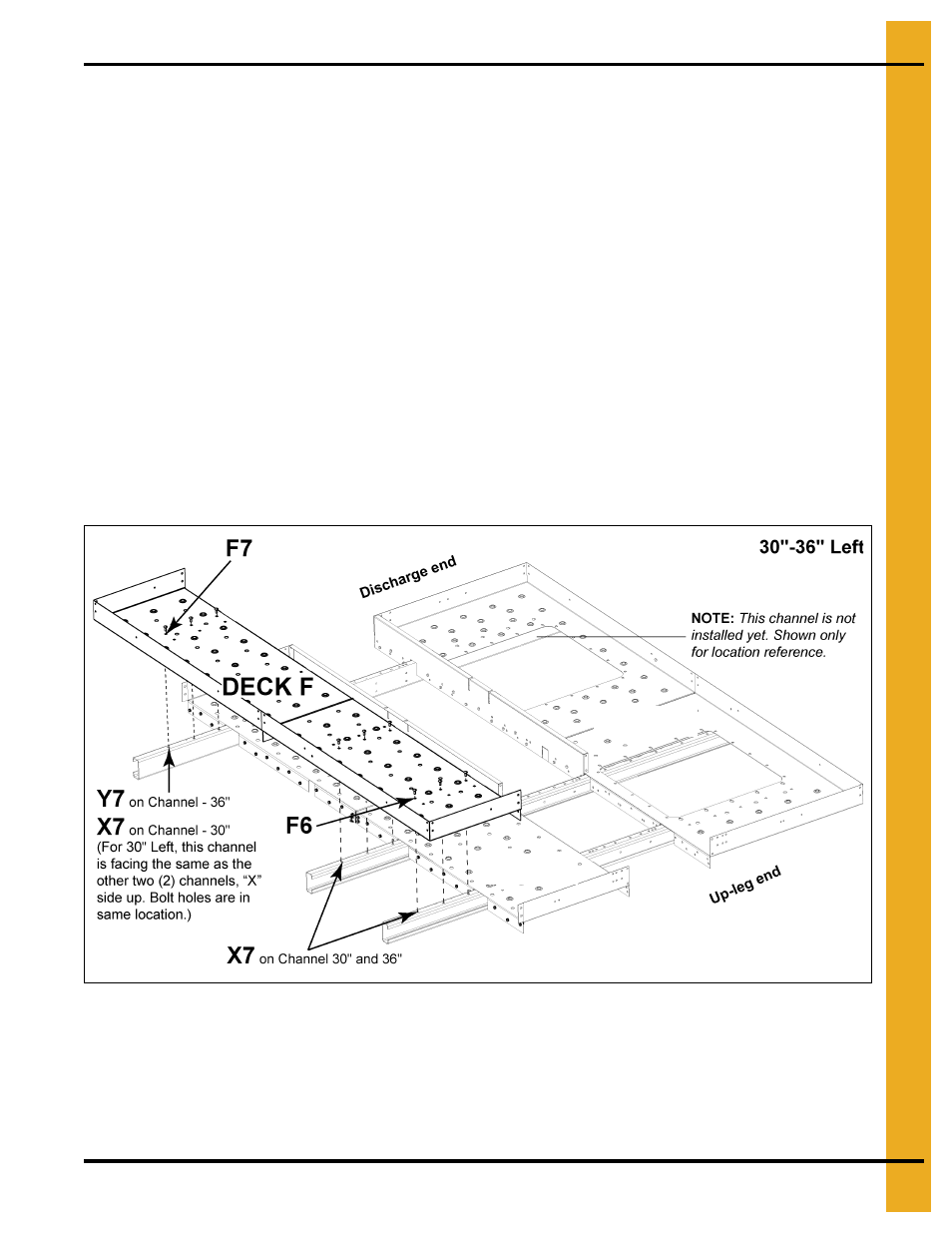Deck a deck c | Grain Systems Bucket Elevtors, Conveyors, Series II Sweeps PNEG-1849 User Manual | Page 71 / 116