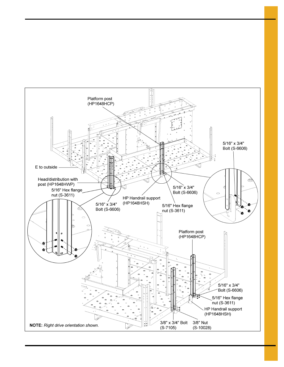 Install posts | Grain Systems Bucket Elevtors, Conveyors, Series II Sweeps PNEG-1849 User Manual | Page 77 / 116