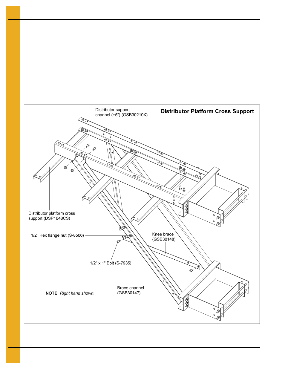 Assemble supports | Grain Systems Bucket Elevtors, Conveyors, Series II Sweeps PNEG-1849 User Manual | Page 90 / 116