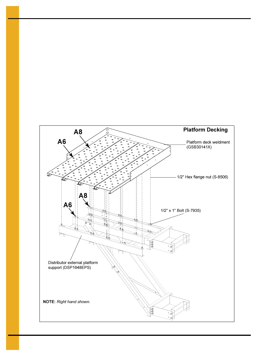 Assemble decking | Grain Systems Bucket Elevtors, Conveyors, Series II Sweeps PNEG-1849 User Manual | Page 92 / 116