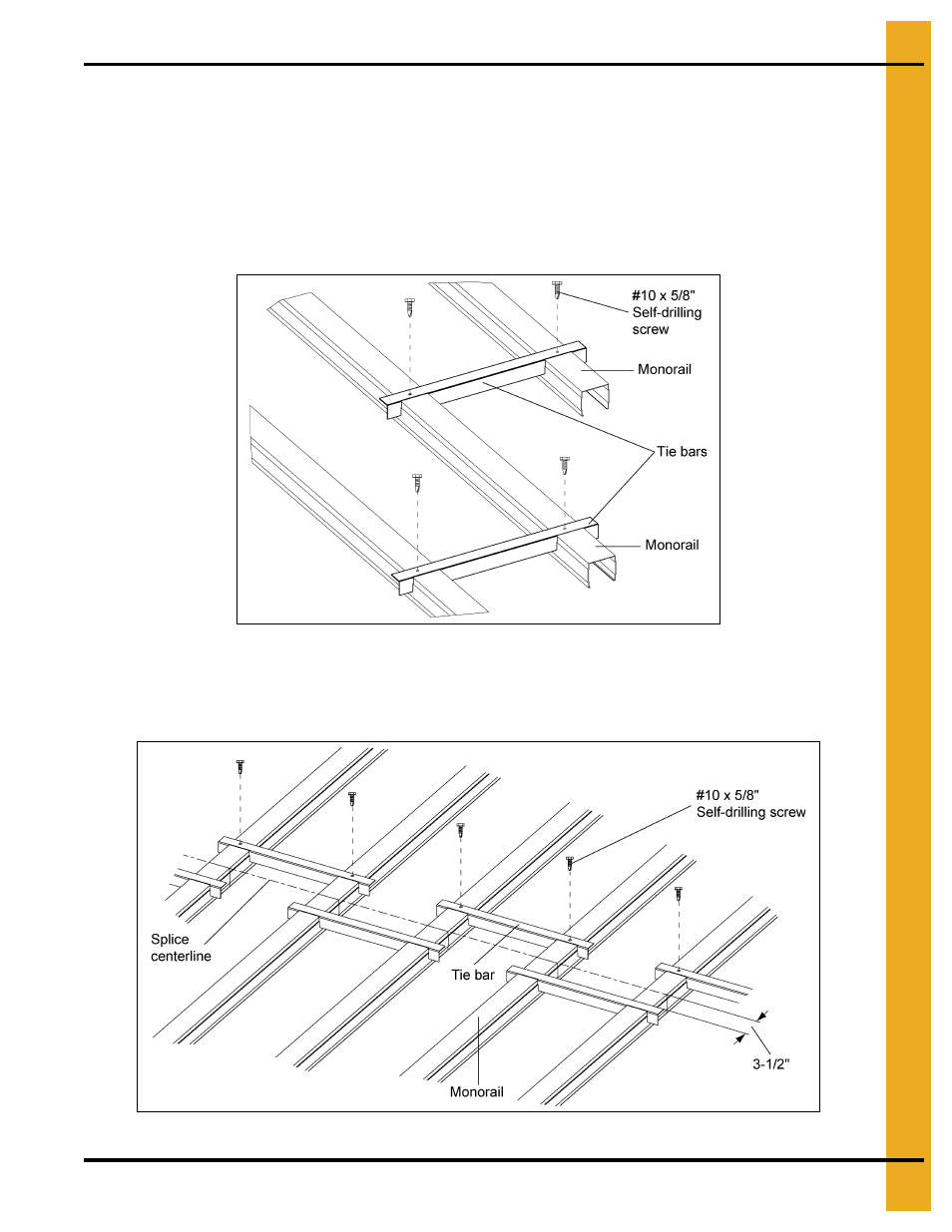 Tie bar detail | Grain Systems Bin Flooring PNEG-1825 User Manual | Page 15 / 42