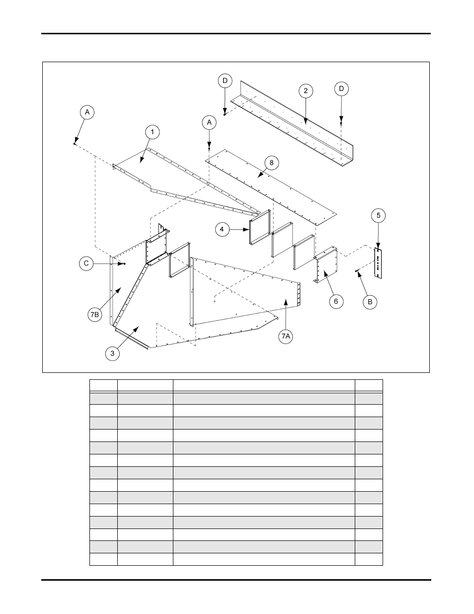 Tr-7049 parts list, Installation of tr-7049 | Grain Systems Bin Accessories PNEG-625 User Manual | Page 2 / 2