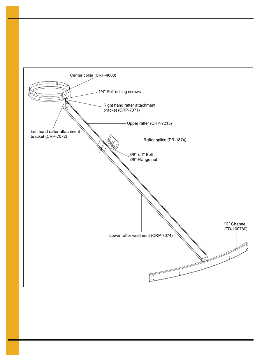 Special roof instructions for 27' diameter tank | Grain Systems Bin Accessories PNEG-1795 User Manual | Page 14 / 28